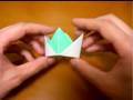 Kruna jednostavan origami – video upute