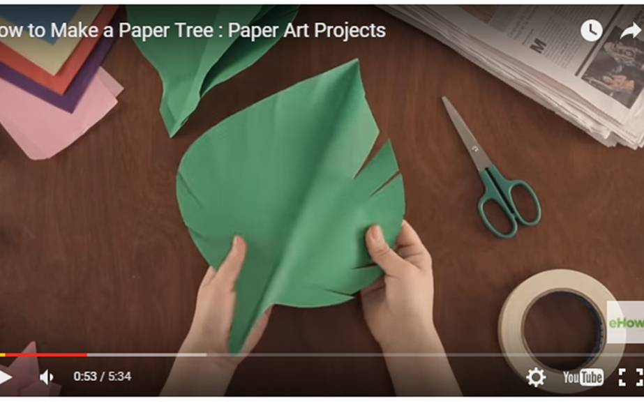Kako napraviti palmu od papira – video upute