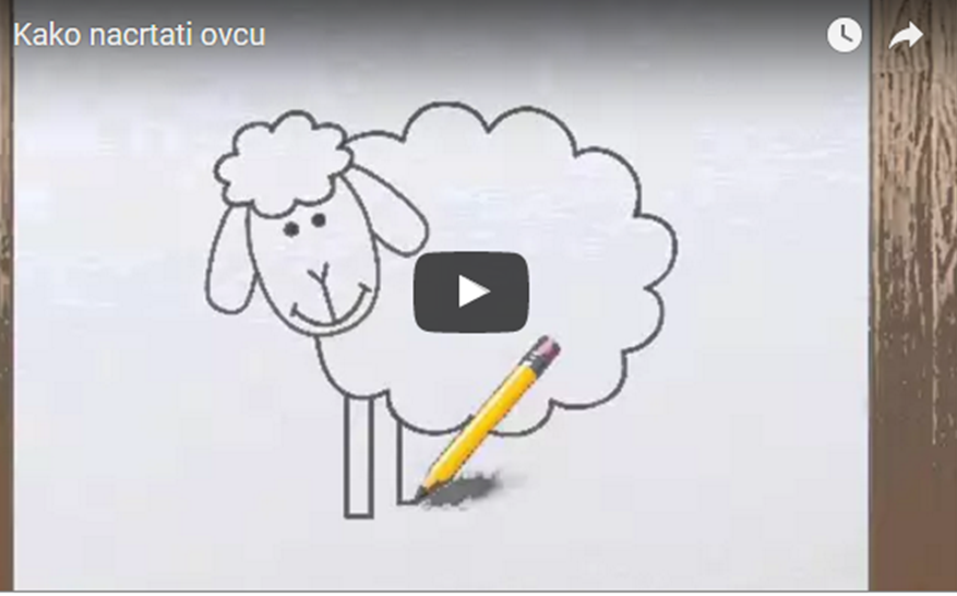 Kako nacrtati ovcu – video zapis