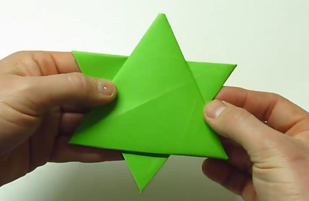 Davidova zvijezda – origami, video upute